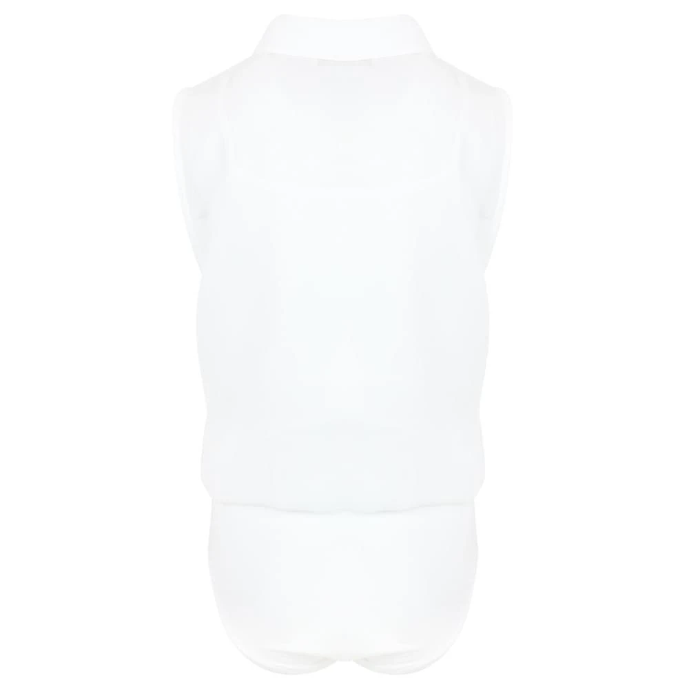 商品GUESS|Front Button White Bodysuit,价格¥134,第4张图片详细描述