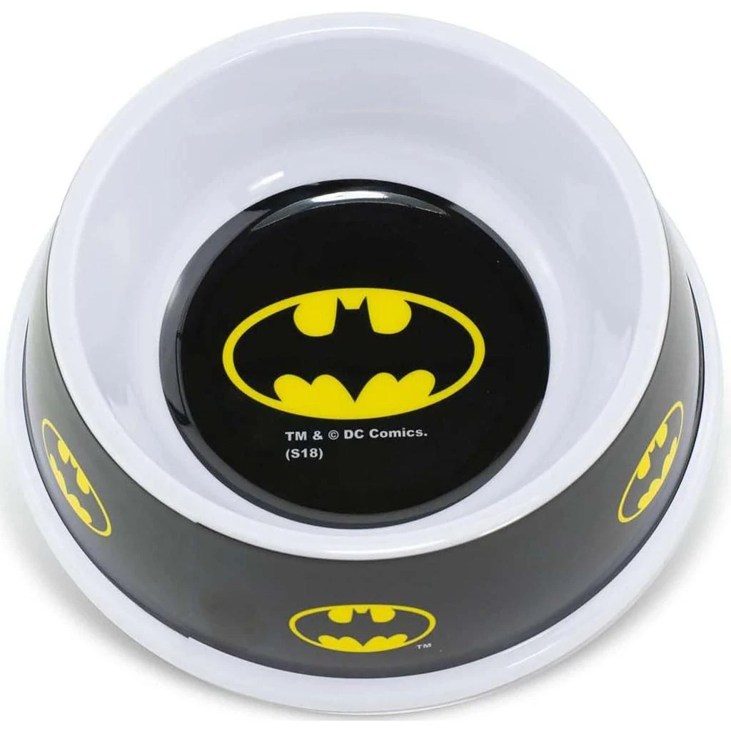 商品Buckle-Down|Buckle-Down DC Comics Batman Single Melamine Pet Bowl - Black/Yellow,价格¥171,第2张图片详细描述