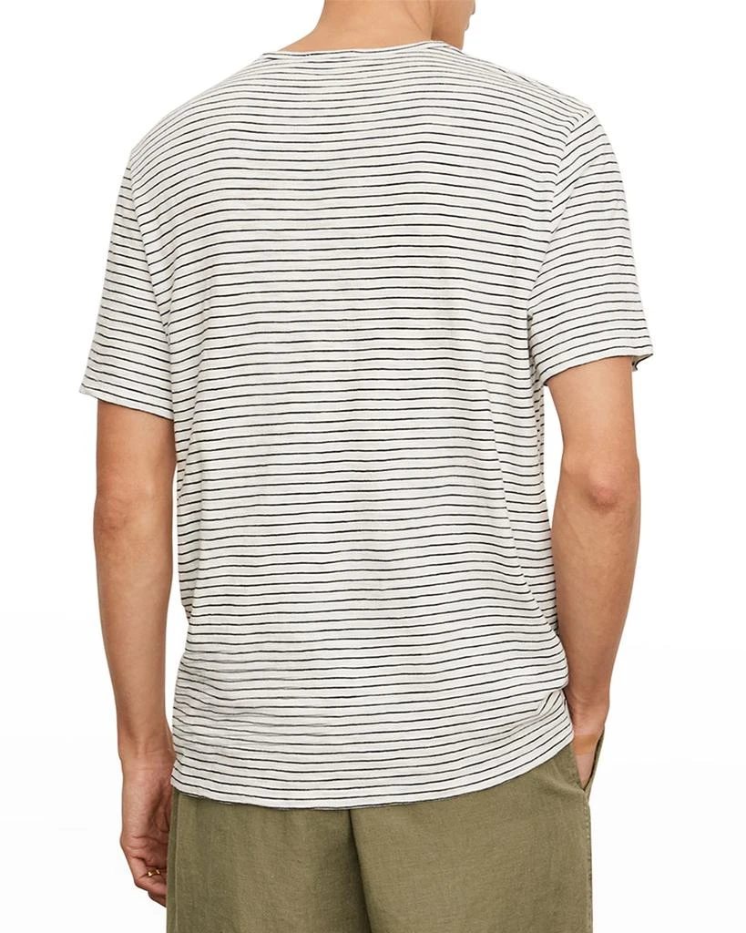 商品Vince|Men's Striped Slub T-Shirt,价格¥406,第3张图片详细描述