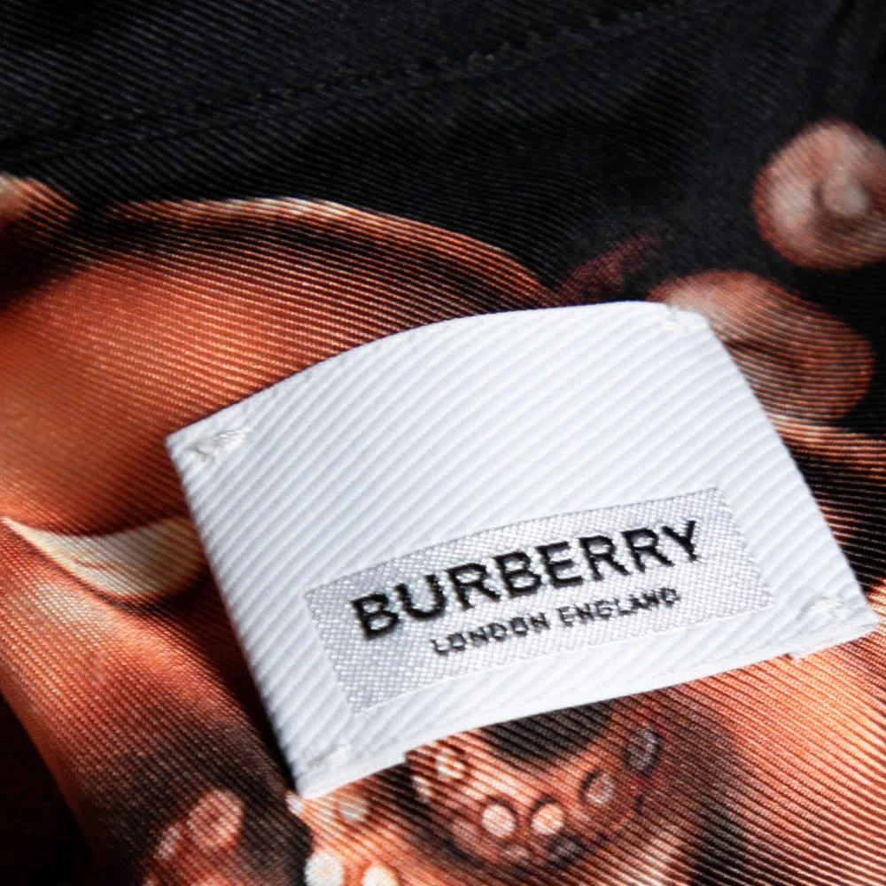 商品[二手商品] Burberry|Burberry London Brown Octopus Print Silk Long Sleeve Shirt S,价格¥2491,第5张图片详细描述