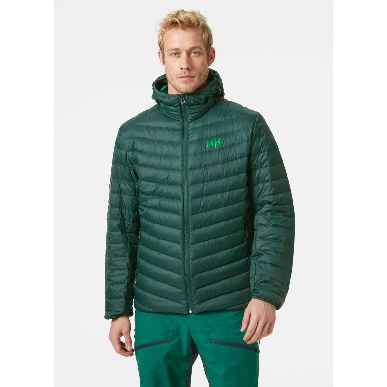 商品【商品预售7天】 Helly Hansen|Helly Hansen 男士户外软壳衣 63005495DARKESTSPR 绿色,价格¥3780,第3张图片详细描述