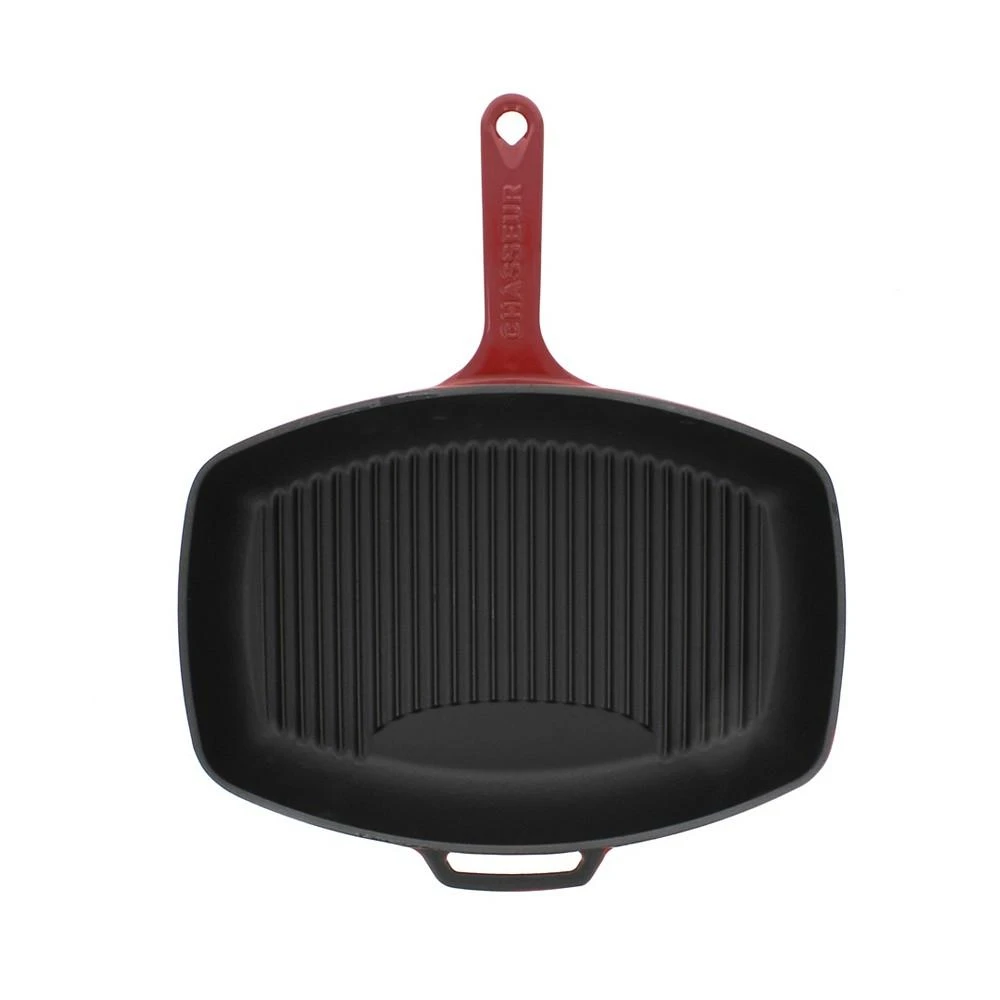 商品Chasseur|French Rectangular Enameled Cast Iron 12" Grill Pan,价格¥1094,第2张图片详细描述