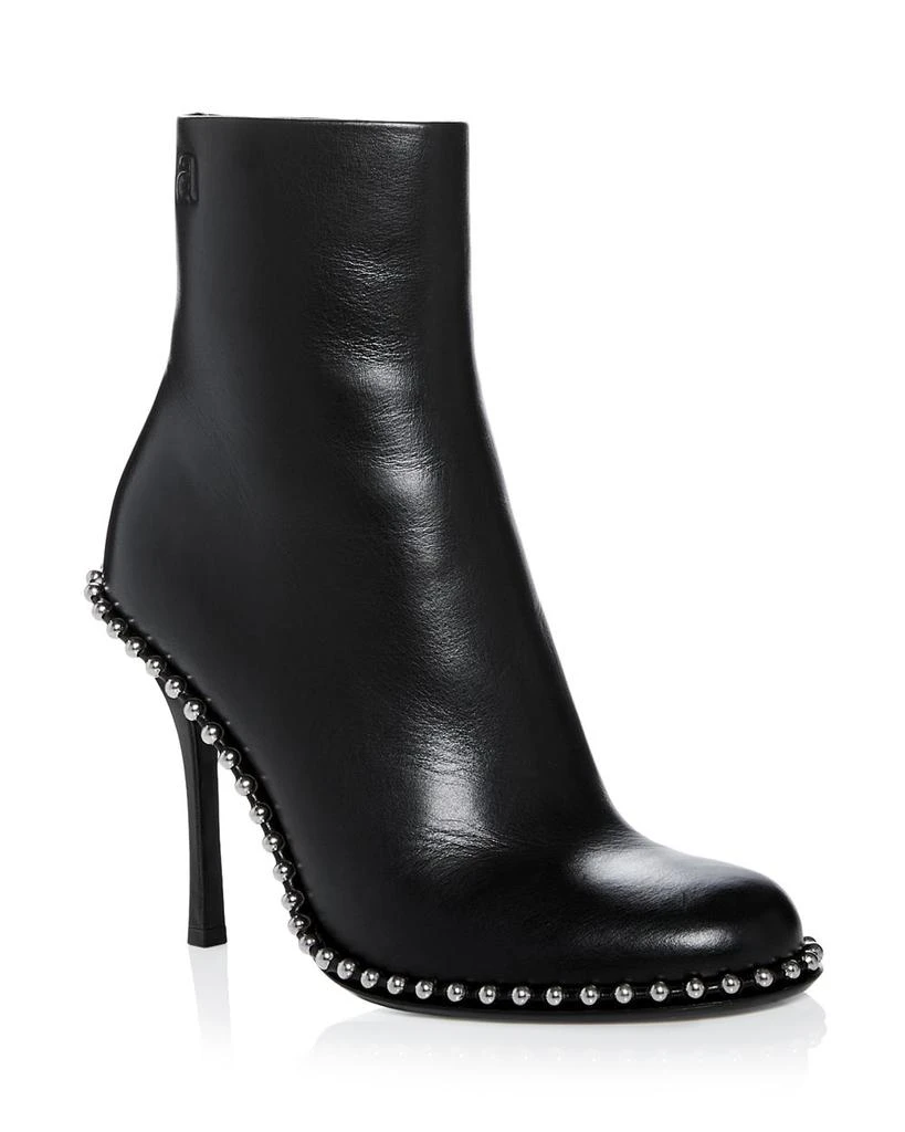 商品Alexander Wang|Women's Nova 105 Studded Ankle Boots,价格¥6605,第1张图片