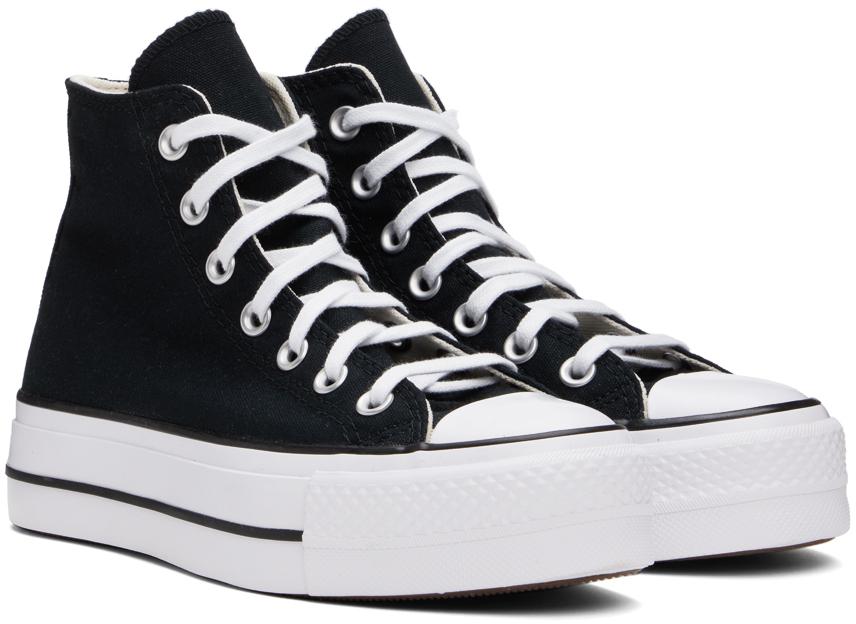 Black Chuck Taylor All Star Platform High-Top Sneakers商品第4张图片规格展示