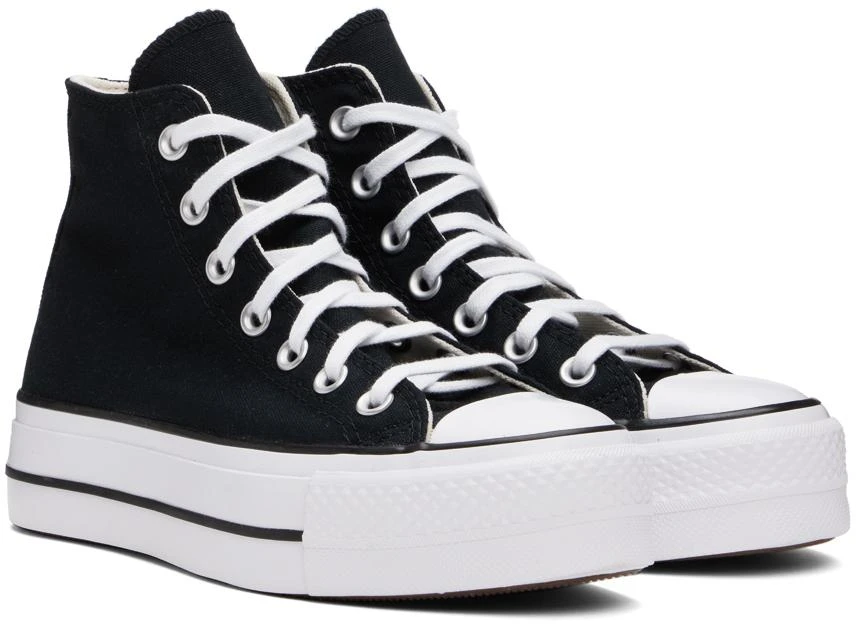 商品Converse|Black Chuck Taylor All Star Platform High-Top Sneakers,价格¥348,第4张图片详细描述