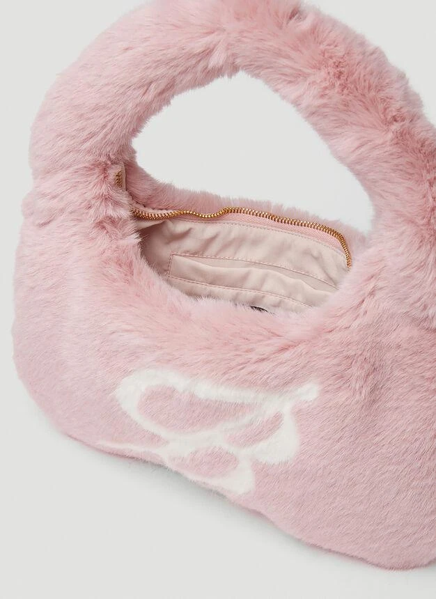 Eco Faux Fur Handbag in Pink 商品