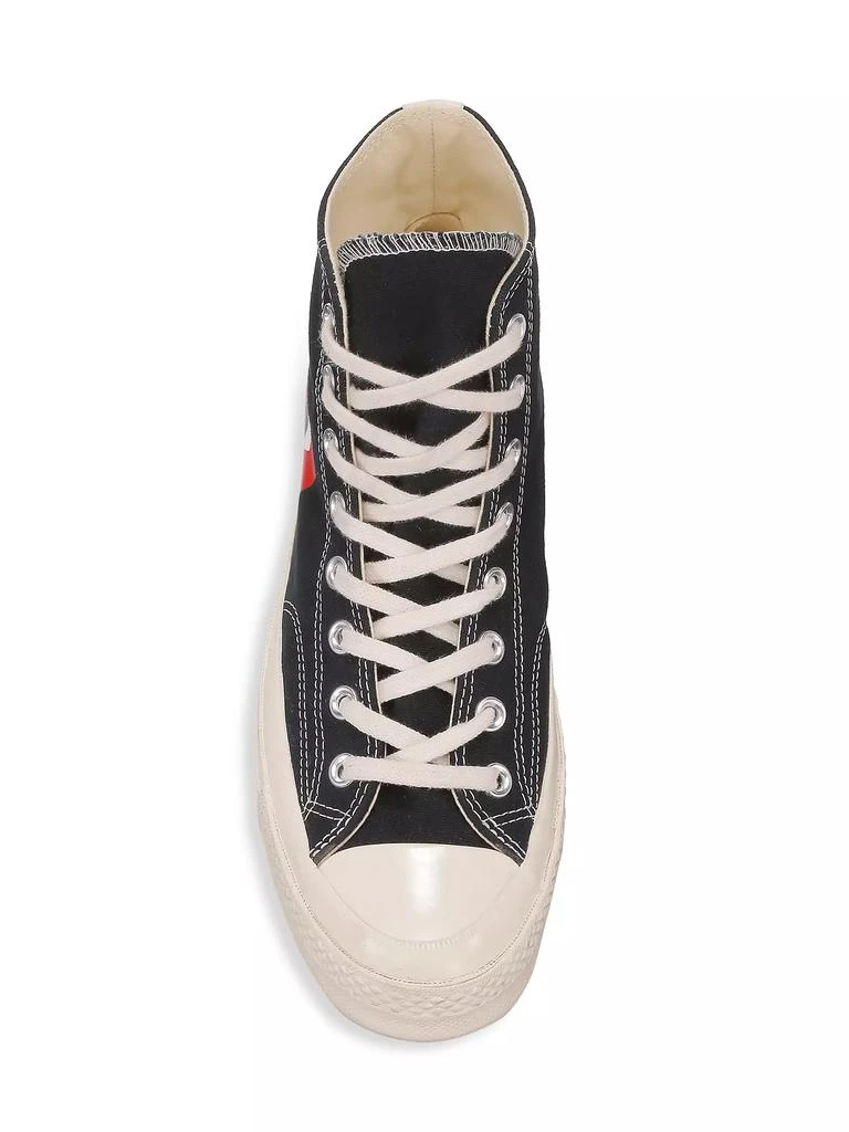 商品Comme des Garcons|Unisex CdG PLAY x Converse Men's Chuck Taylor All Star High-Top Sneakers,价格¥1128,第5张图片详细描述