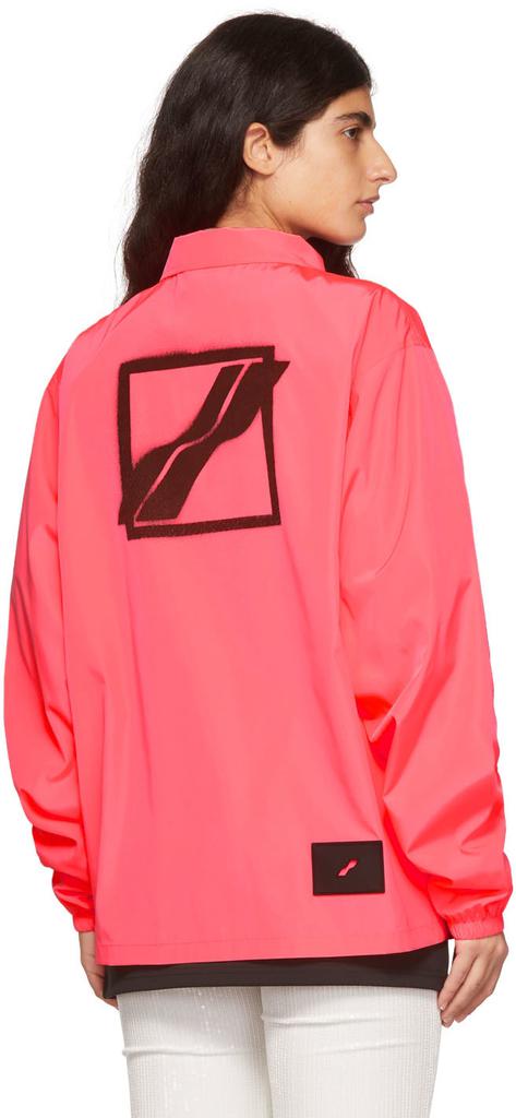 Pink Polyester Windbreaker Jacket商品第3张图片规格展示