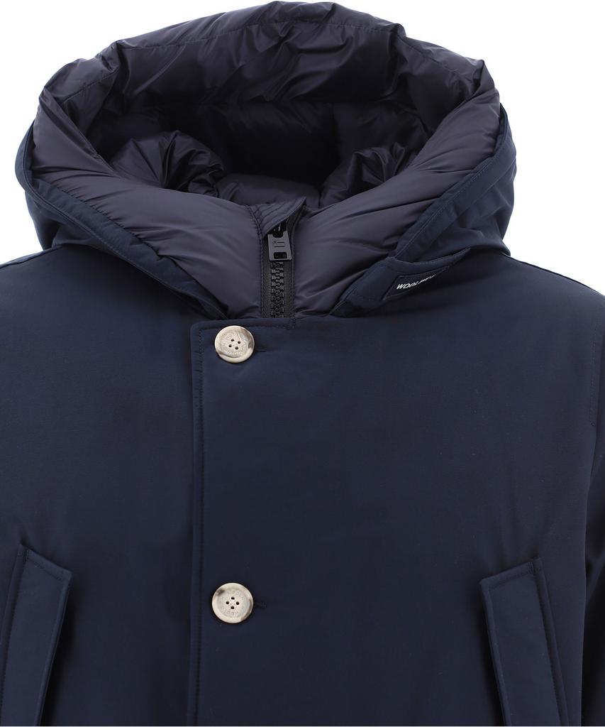 Woolrich Men's  Blue Other Materials Coat商品第3张图片规格展示