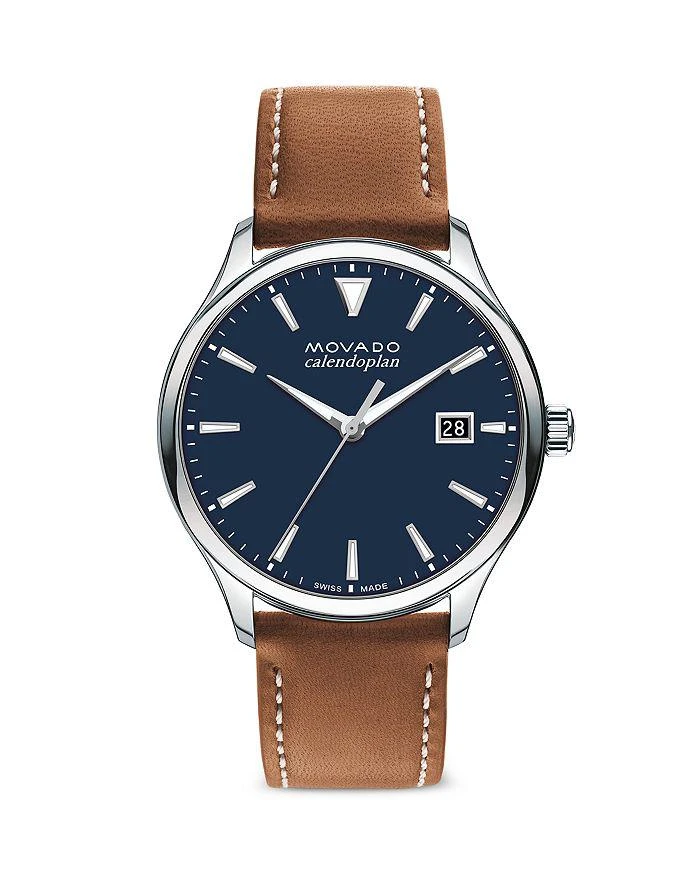 商品Movado|Heritage Calendoplan Watch, 40mm,价格¥3661,第1张图片