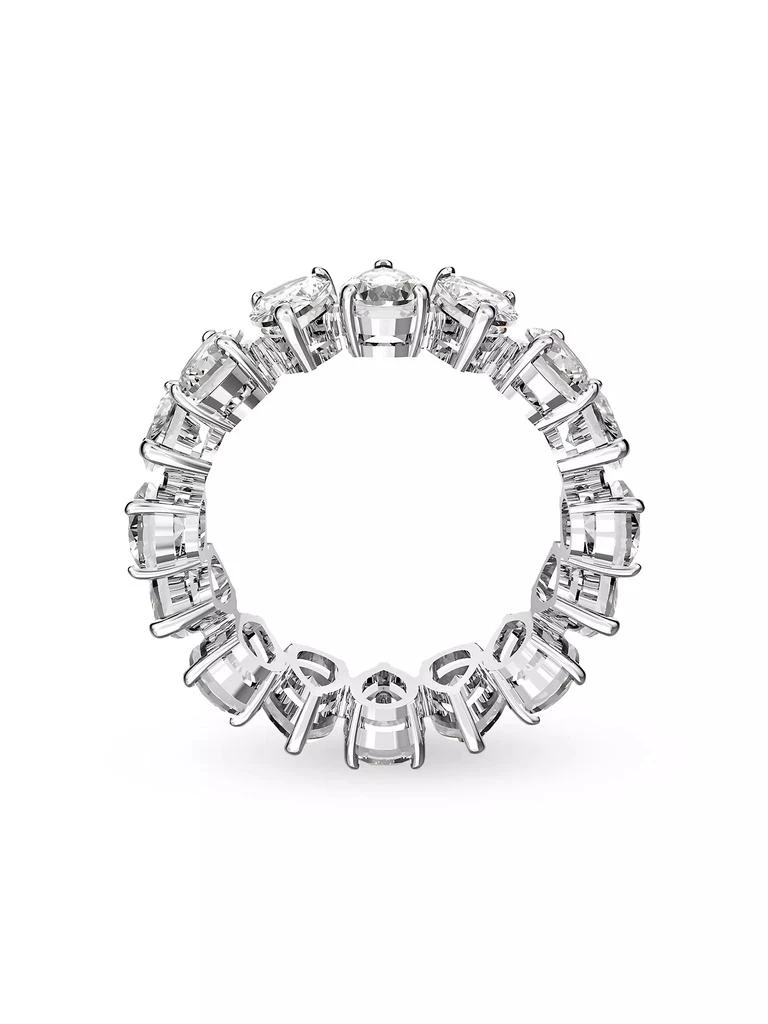 商品Swarovski|Matrix Rhodium-Plated &amp; Crystal Ring,价格¥1485,第2张图片详细描述