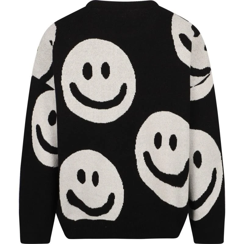 商品Little Man Happy|Happy knit sweater in black and white,价格¥753,第2张图片详细描述