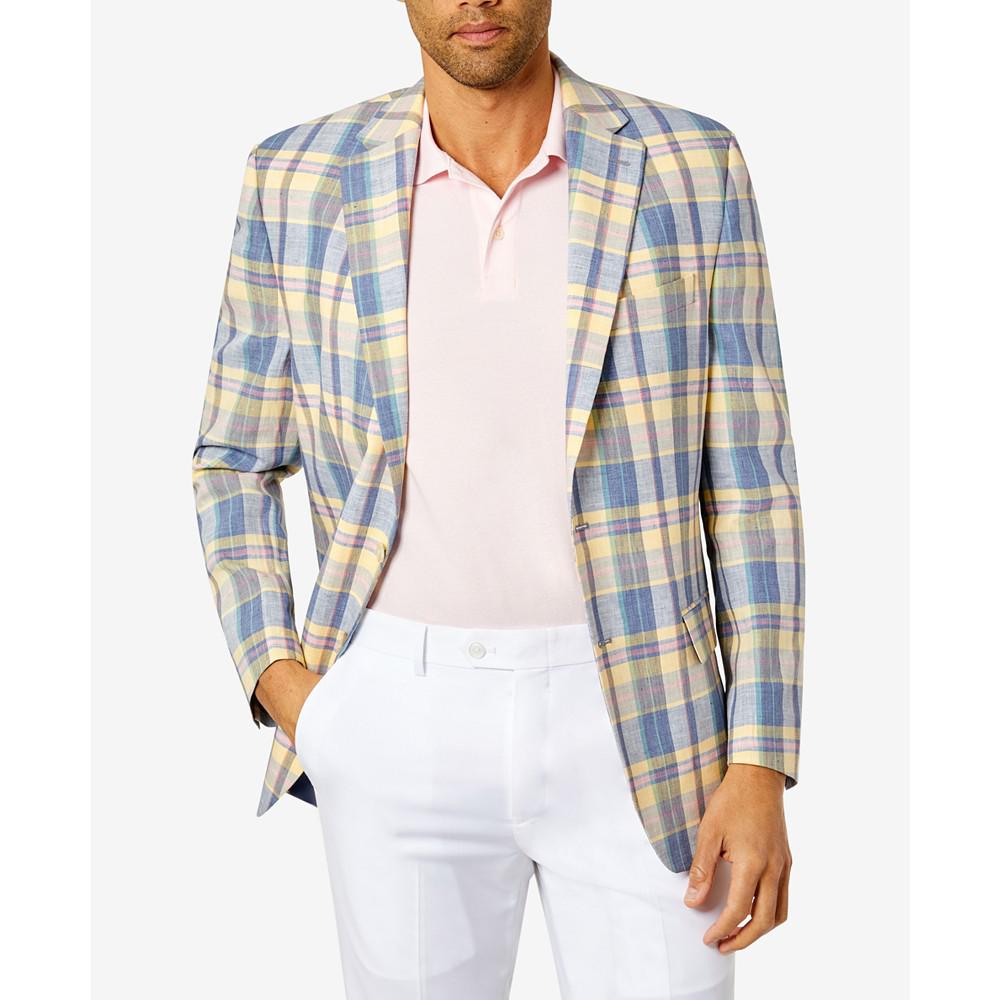 Men's Classic-Fit Patterned Sport Coat, Created for Macy's商品第1张图片规格展示