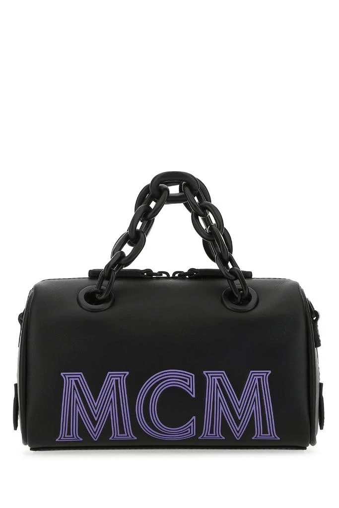 商品MCM|MCM Boston Logo Detailed Mini Crossbody Bag,价格¥4444,第1张图片