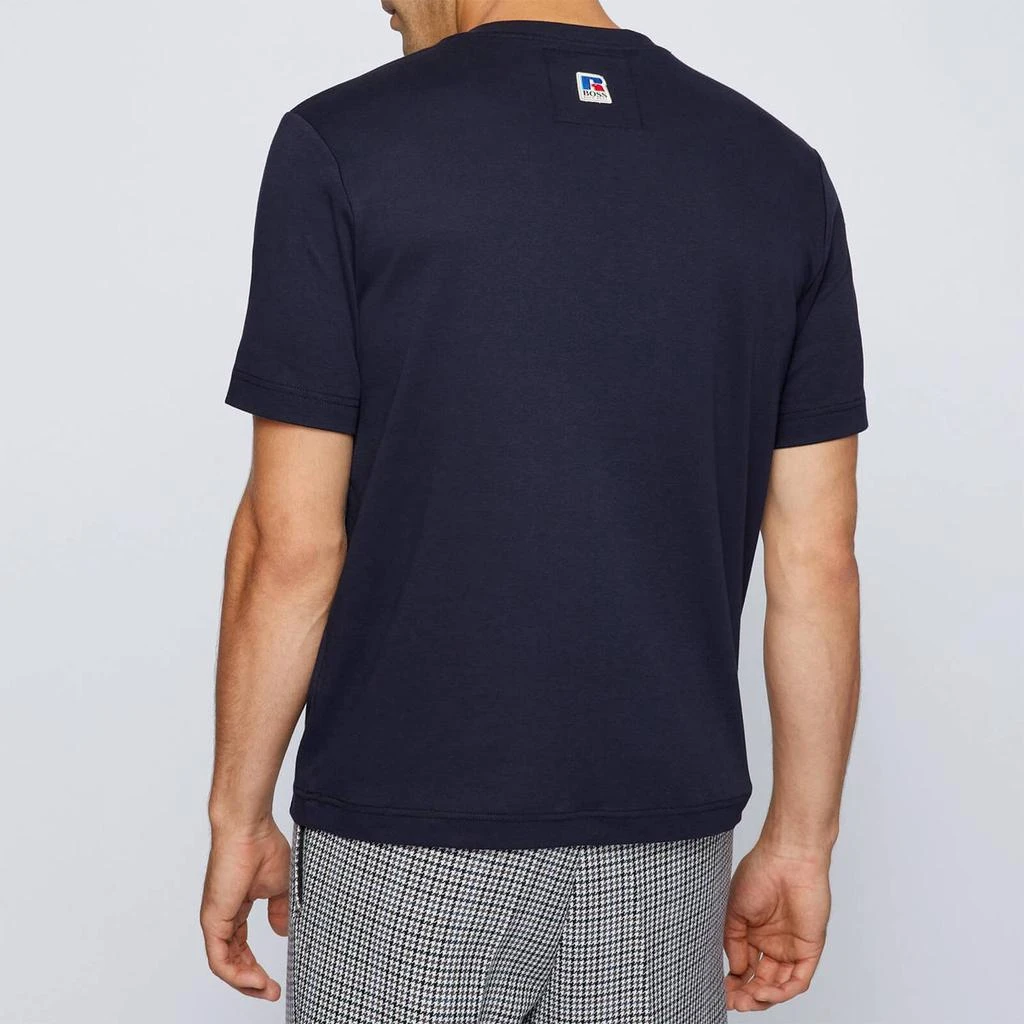 商品Hugo Boss|BOSS X Russell Athletic Men's Chest Logo T-Shirt - Navy,价格¥369,第2张图片详细描述