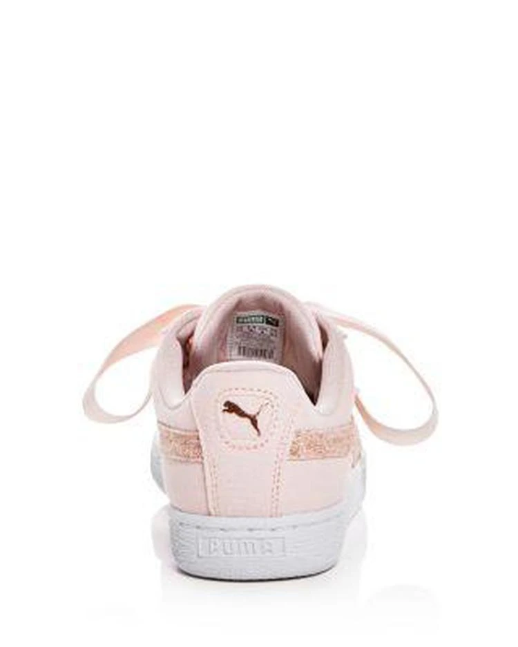 商品Puma|Basket Heart Canvas & Glitter 女士运动休闲鞋,价格¥248,第4张图片详细描述