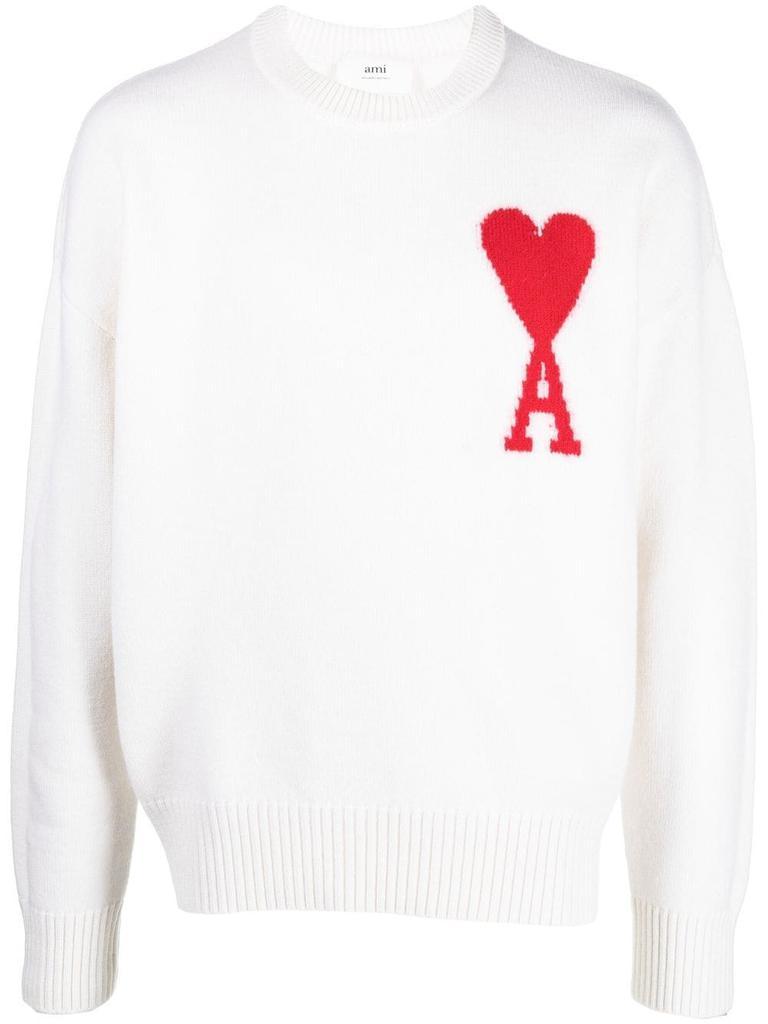 商品AMI|AMI PARIS Ami de Coeur wool jumper,价格¥2843,第1张图片
