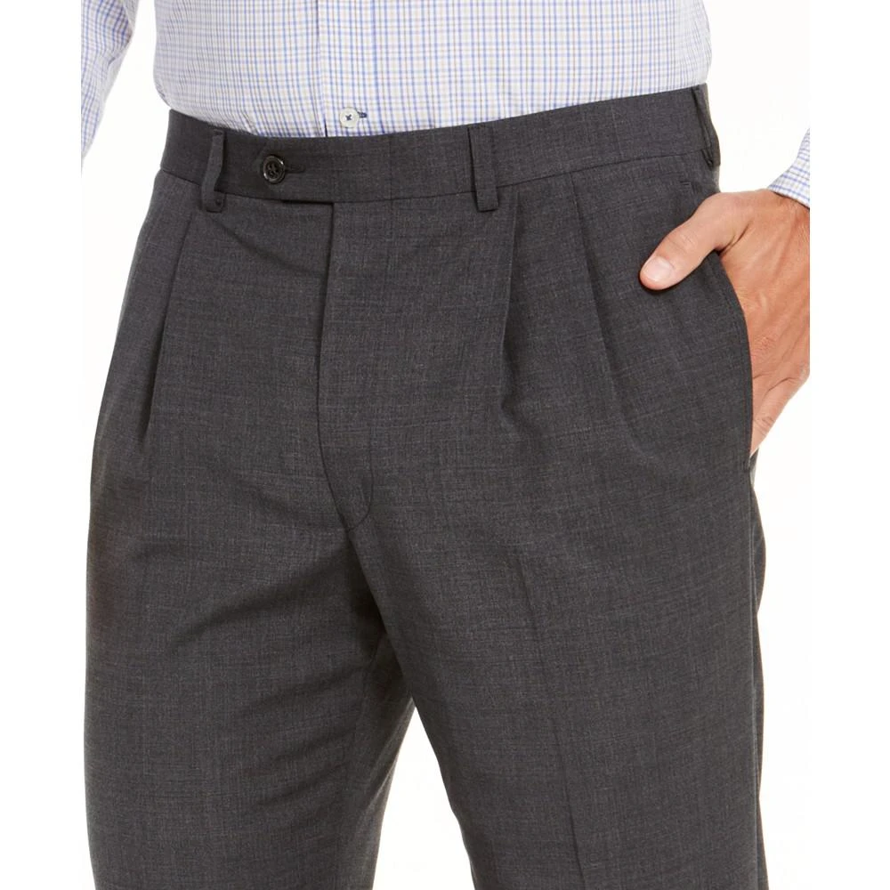 男士经典款UltraFlex弹力双反褶Dress正装裤 商品