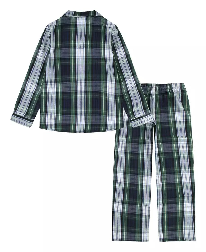 商品Ralph Lauren|Toddler Woven Long Sleeve and Pant Pajamas, 2-Piece Set,价格¥144,第2张图片详细描述