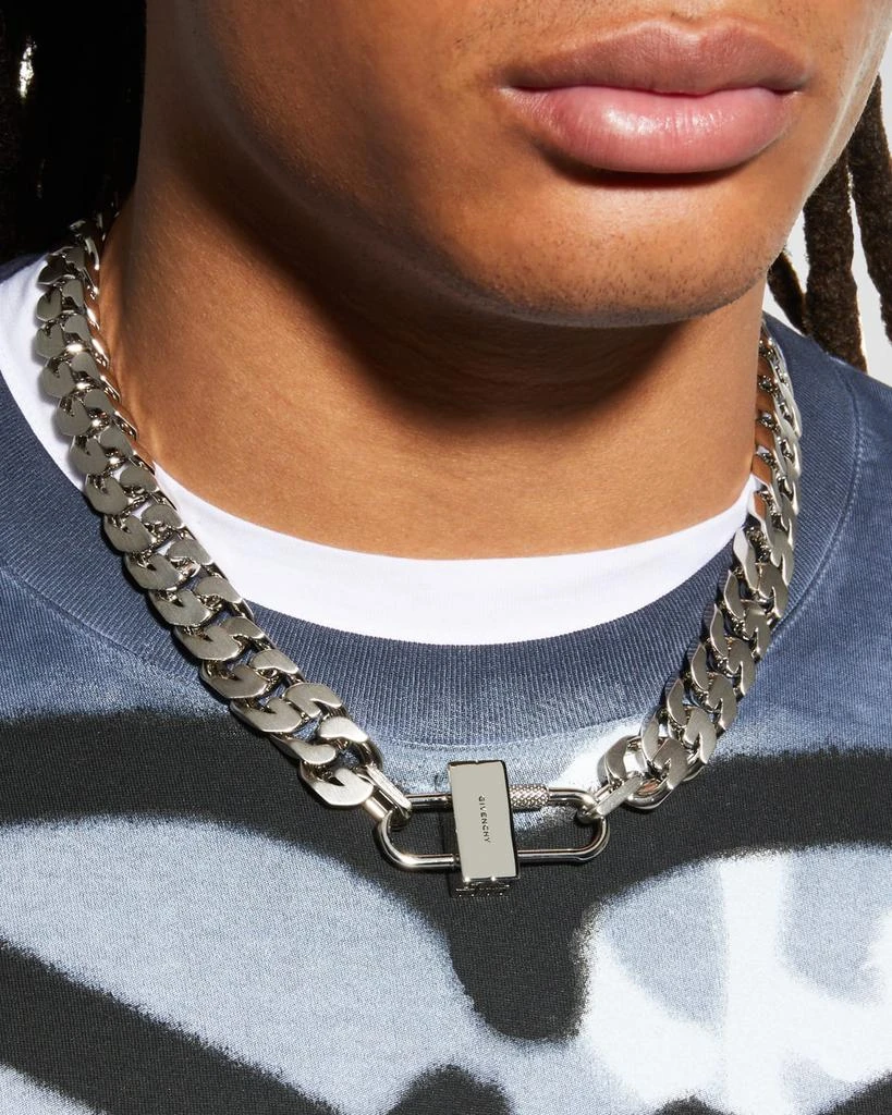 商品Givenchy|Men's Lock G-Chain Necklace,价格¥11505,第2张图片详细描述