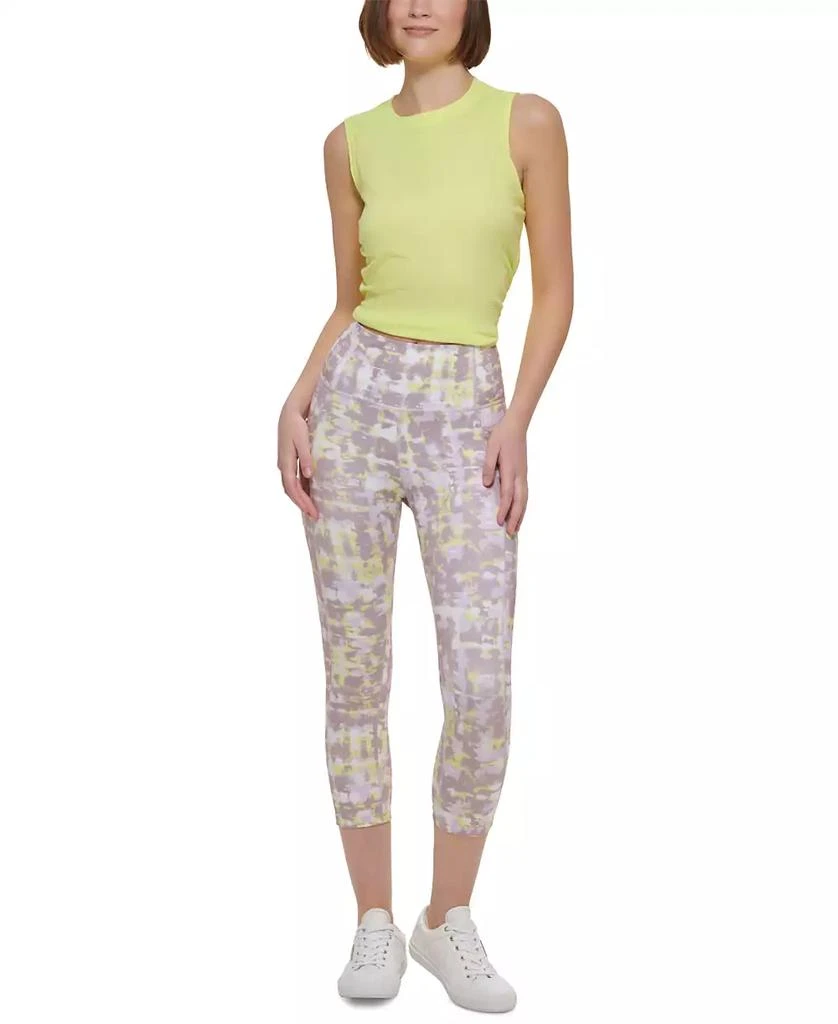 商品Calvin Klein|Calvin Klein Women's Sport Printed Super High Waist Leggings,价格¥178,第1张图片