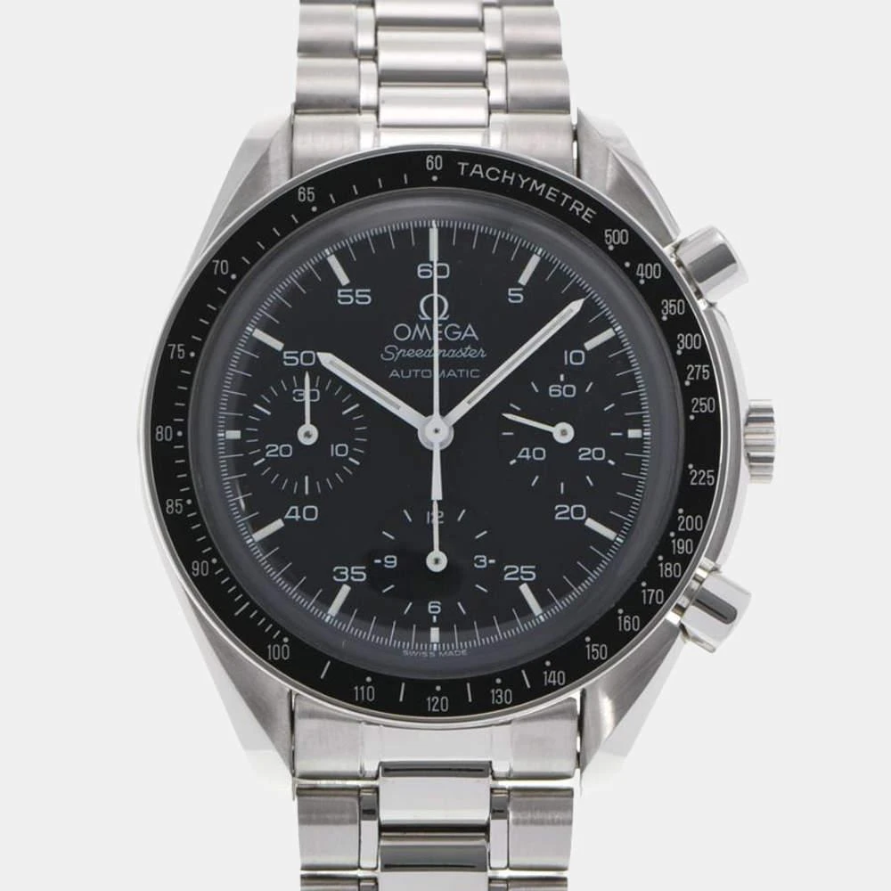 商品[二手商品] Omega|Omega Black Stainless Steel Speedmaster 3510.50 Automatic Men's Wristwatch 39 mm,价格¥18474,第1张图片