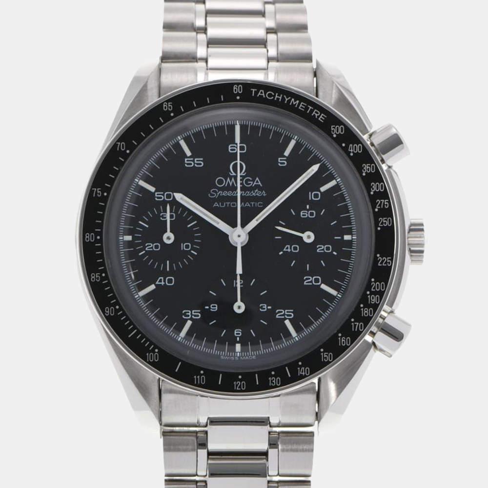 商品[二手商品] Omega|Omega Black Stainless Steel Speedmaster 3510.50 Automatic Men's Wristwatch 39 mm,价格¥17390,第1张图片