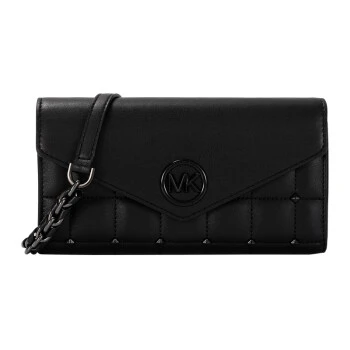 商品[国内直发] Michael Kors|迈克·科尔斯 MICHAEL KORS MK女包 黑色单肩斜挎包 32S1TNMC9U BLACK,价格¥1451,第1张图片