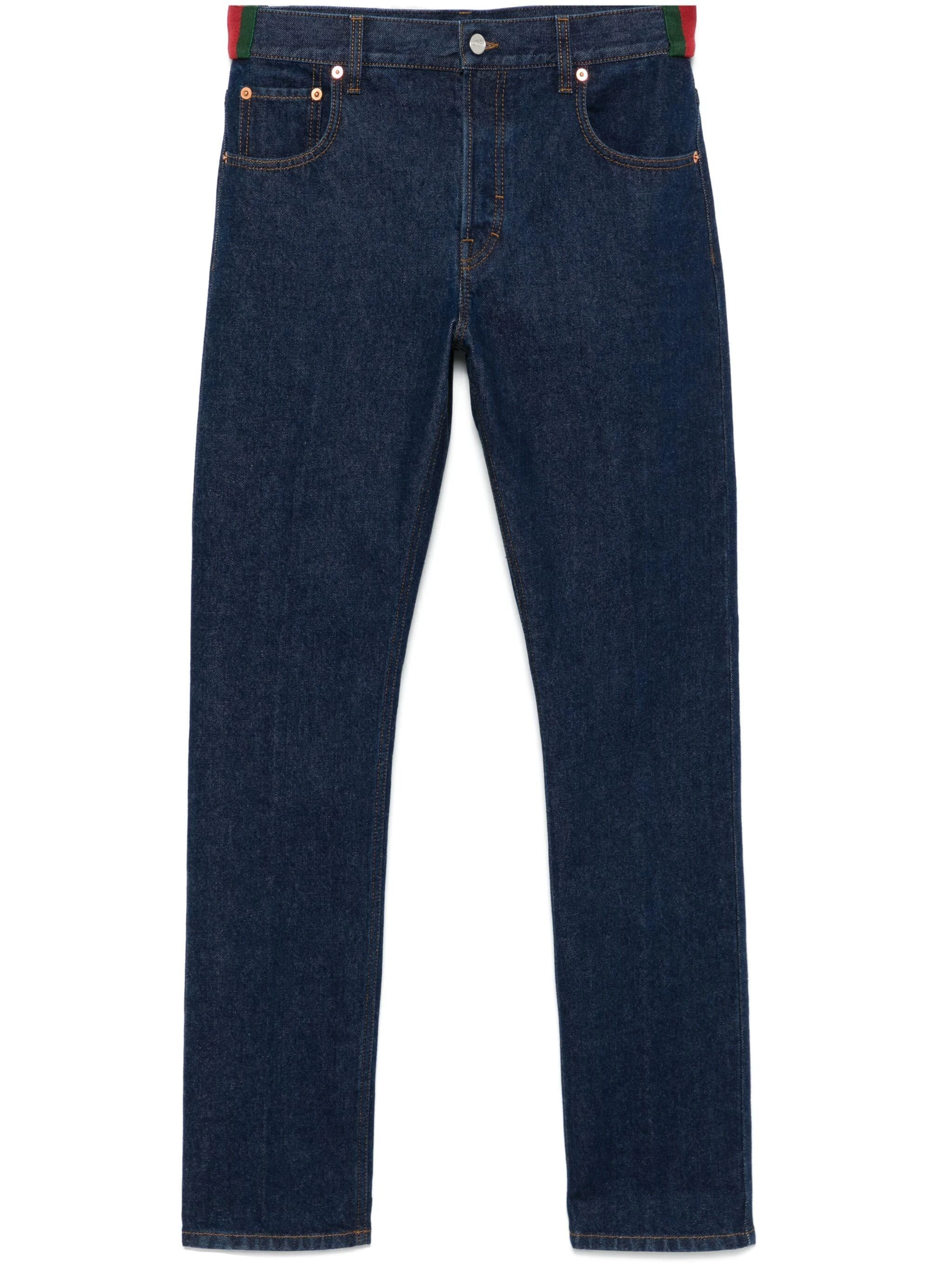商品Gucci|Gucci 男士牛仔裤 796474XDC284759 黑色,价格¥5417,第6张图片详细描述