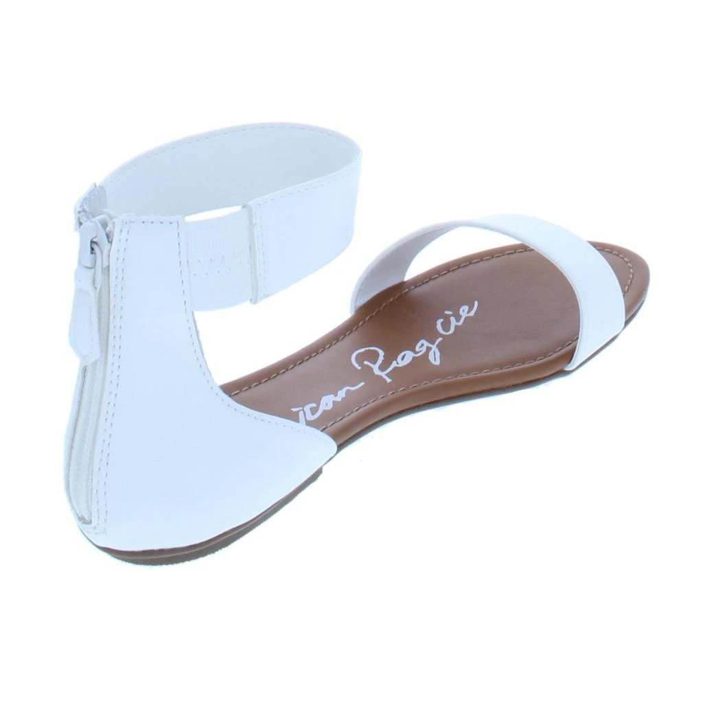 商品American Rag|American Rag Womens Akeley Solid Ankle Cuff Flat Sandals,价格¥84,第3张图片详细描述