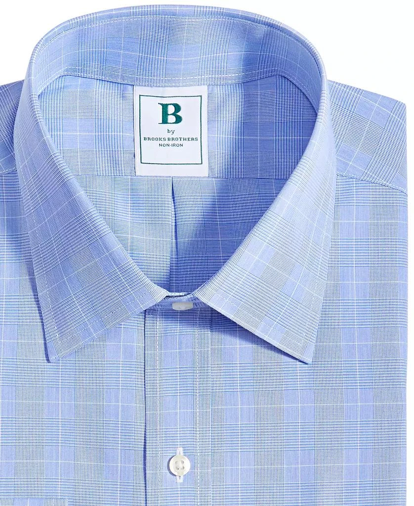 商品Brooks Brothers|Men's Regular Fit Non-Iron Glen Plaid Dress Shirt,价格¥456,第5张图片详细描述