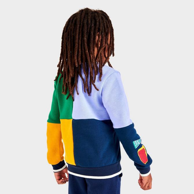 Little Kids' Nike Amplify Fleece Crewneck Sweatshirt商品第4张图片规格展示