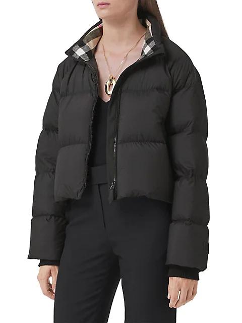 Alsham Cropped Logo Puffer Jacket商品第3张图片规格展示