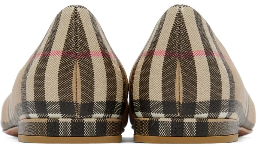 商品Burberry|Beige Vintage Check Ballerina Flats,价格¥6049,第2张图片详细描述