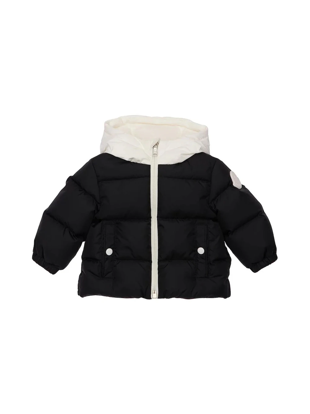 商品Moncler|MONCLER 黑色男童羽绒服 1A56920-68352-999,价格¥2349,第1张图片