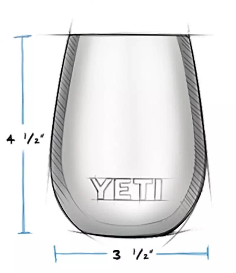 商品YETI|YETI 10 oz. Rambler Wine Tumbler with MagSlider Lid,价格¥167,第4张图片详细描述