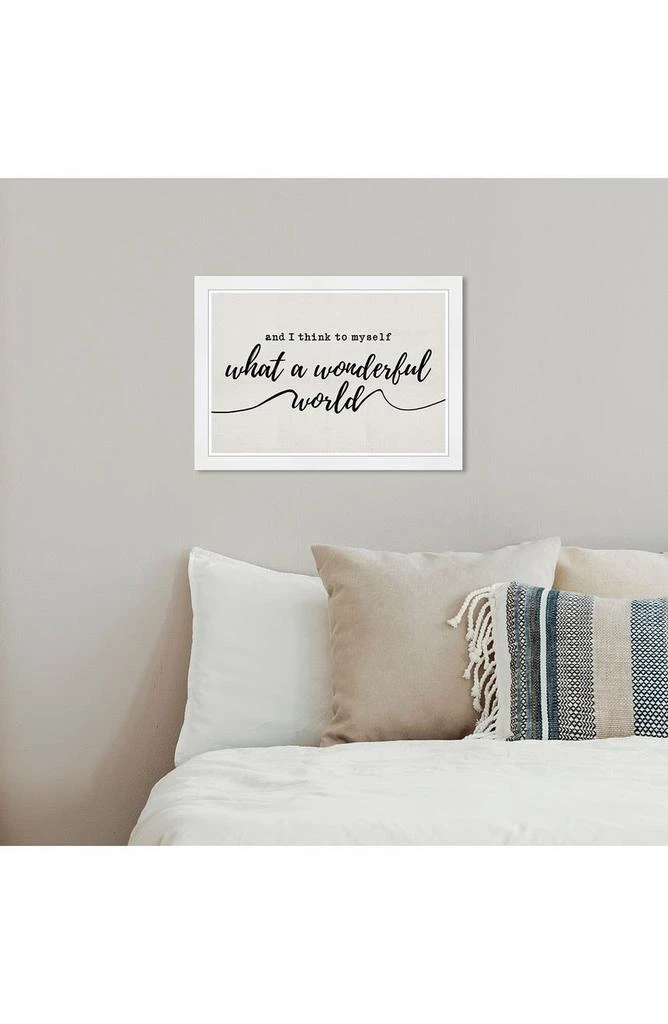 商品Wynwood Studio|A Wonderful Life Framed Art,价格¥408,第4张图片详细描述