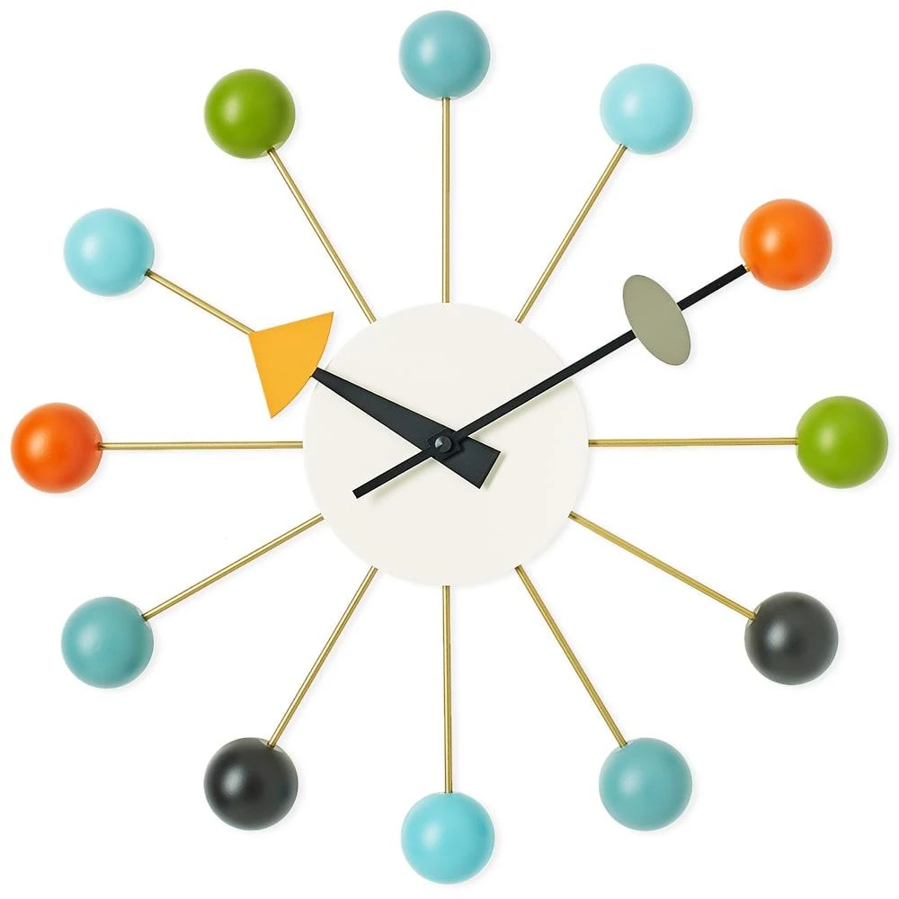 商品Vitra|Vitra George Nelson Ball Wall Clock,价格¥2747,第1张图片