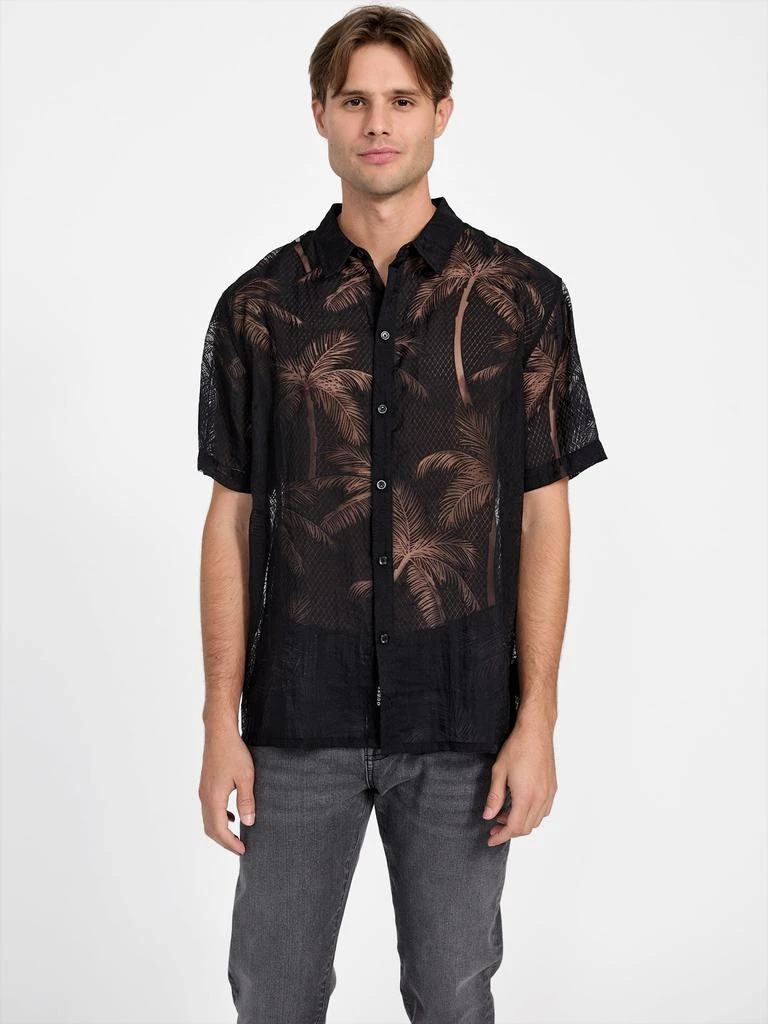 商品Guess Factory|Stone Palm Tree Short-Sleeve Shirt,价格¥479,第1张图片