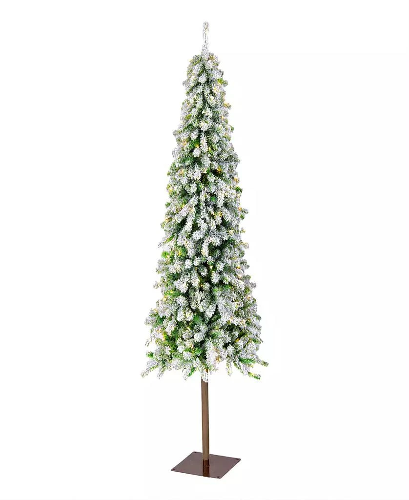 商品National Tree Company|Flocked Grand Alpine Tree, 6.5 feet.,价格¥557,第1张图片