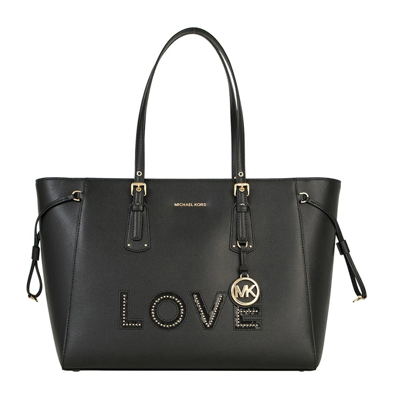 商品[国内直发] Michael Kors|Michael Kors 迈克高仕 女士时尚手提单肩包 30H7GV6T7O-Black,价格¥1005,第1张图片