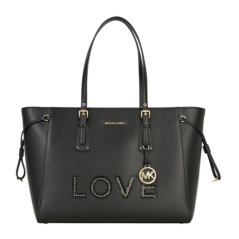 商品[国内直发] Michael Kors|Michael Kors 迈克高仕 女士时尚手提单肩包 30H7GV6T7O-Black,价格¥1219,第1张图片