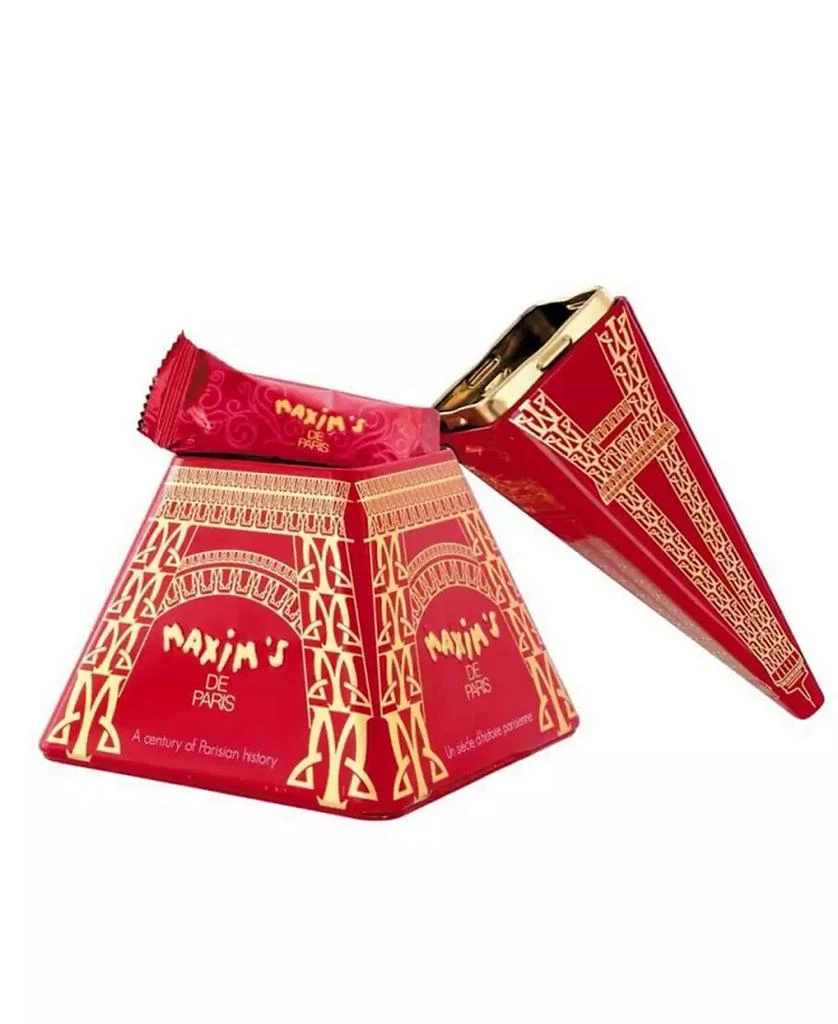 商品Maxim's De Paris|Eiffel Tower Tin Box Filled with Milk Chocolate Covered Crispy Crepes, 14 Pieces,价格¥238,第2张图片详细描述