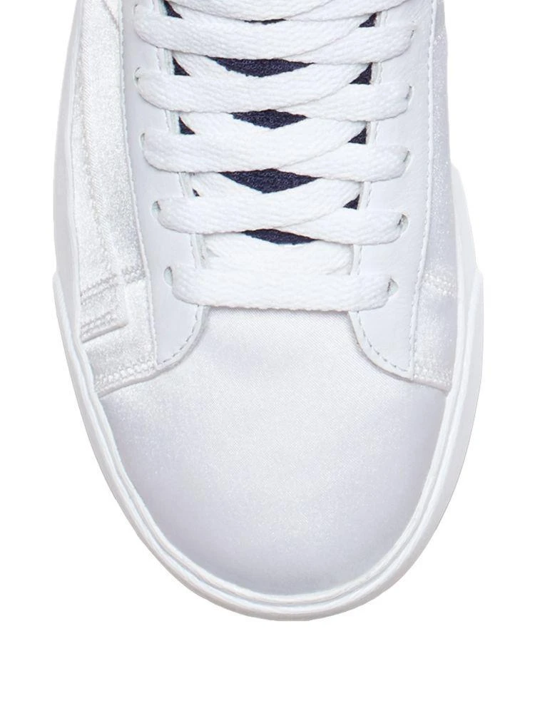 商品NIKE|Blazer Mid Premium Leather and Satin Sneakers,价格¥331,第4张图片详细描述