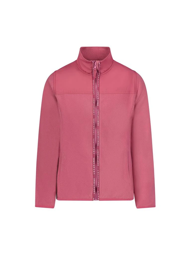 商品DKNY|Girls High Collar Fleece Jacket,价格¥175,第1张图片