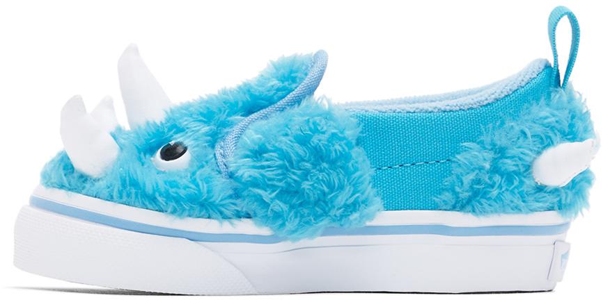 Baby Blue Monster Slip-On V Sneakers商品第3张图片规格展示