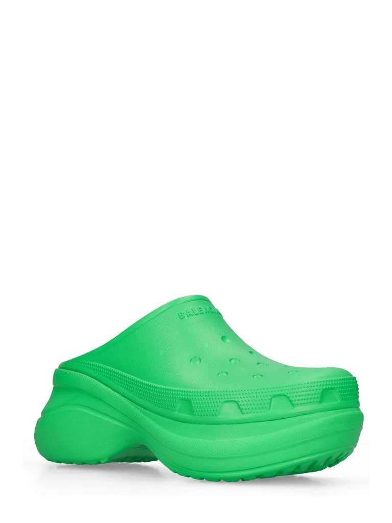 商品Balenciaga|85mm Crocs Rubber Pool Mules,价格¥2983,第2张图片详细描述