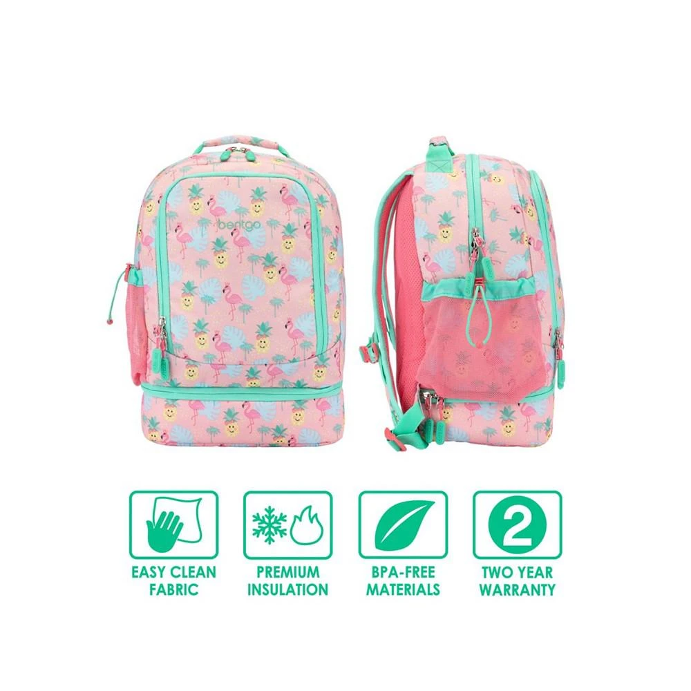 商品Bentgo|Kids Prints 2-In-1 Backpack and Insulated Lunch Bag - Tropical,价格¥263,第3张图片详细描述