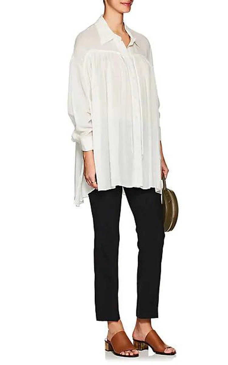 商品Chloé|Drawstring Crepe Blouse,价格¥2414,第3张图片详细描述