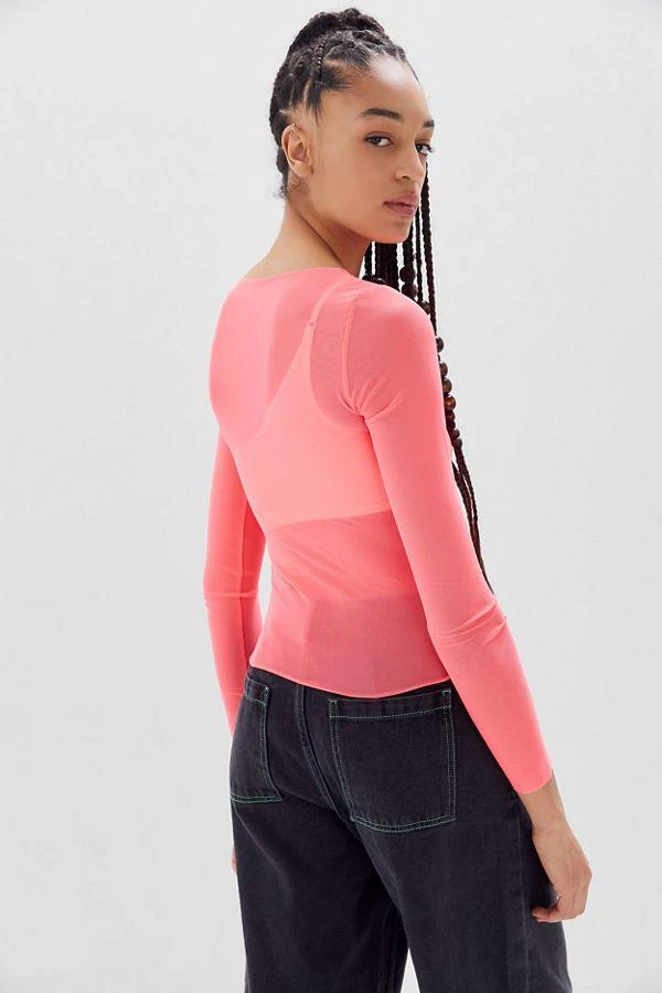 商品I.AM.GIA|I.AM.GIA Vulcan Mesh Long Sleeve Top,价格¥296,第3张图片详细描述